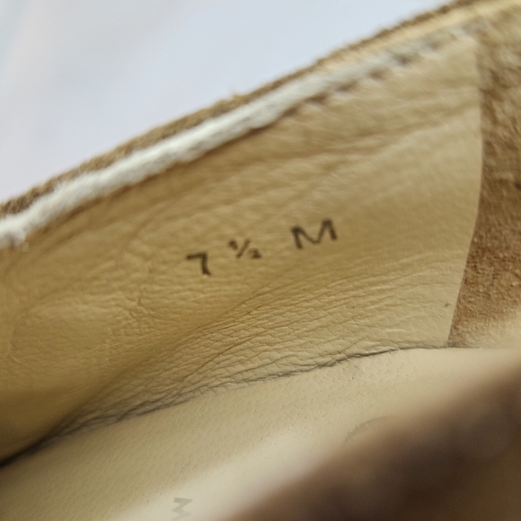 Italian Suede Leather Platform Heels - Picture 13 of 13